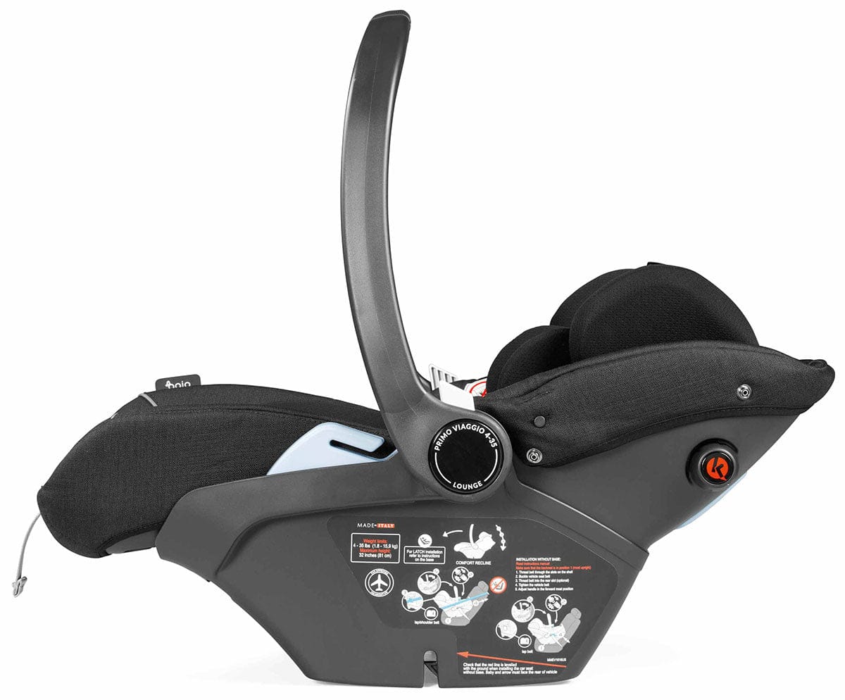Agio by Peg Perego Primo Viaggio 4-35 Lounge Reclining Infant Car Seat - Black Pearl - IMLO00UX00BA13PL63