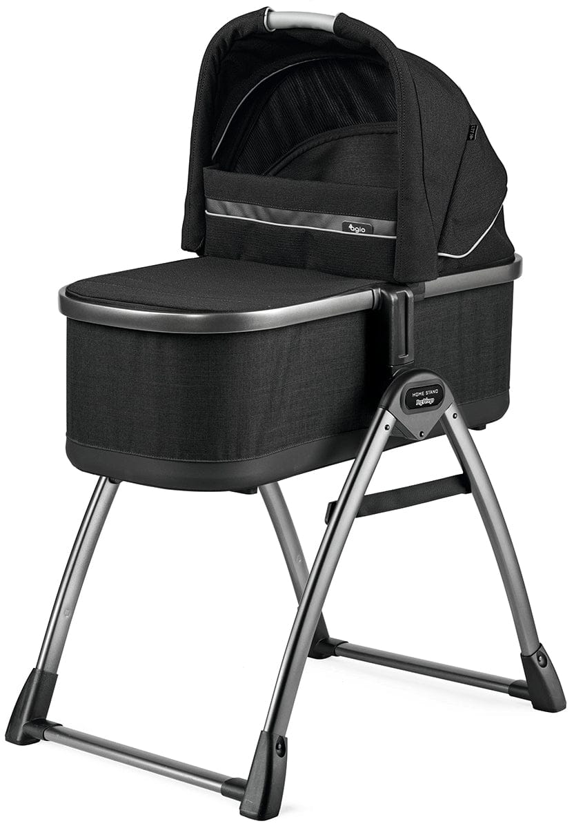 Agio by Peg Perego Z4 Bassinet + Home Stand - Black Pearl - IN1900BX00BA13PL63