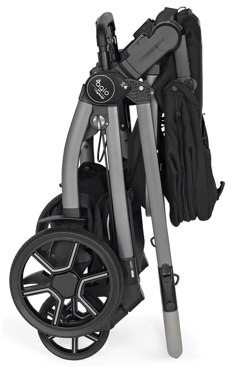 Agio by Peg Perego Z4 Double Stroller Bundle - Black Pearl - IP1528BX00BA13PL63-DBL