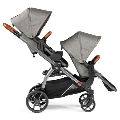 Agio by Peg Perego Z4 Double Stroller Bundle - Grey - IP1528BX00BA53-DBL