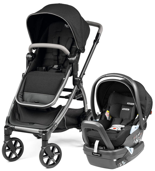 Agio by Peg Perego Z4 + Primo Viaggio 4-35 Lounge Travel System Bundle - Black Pearl