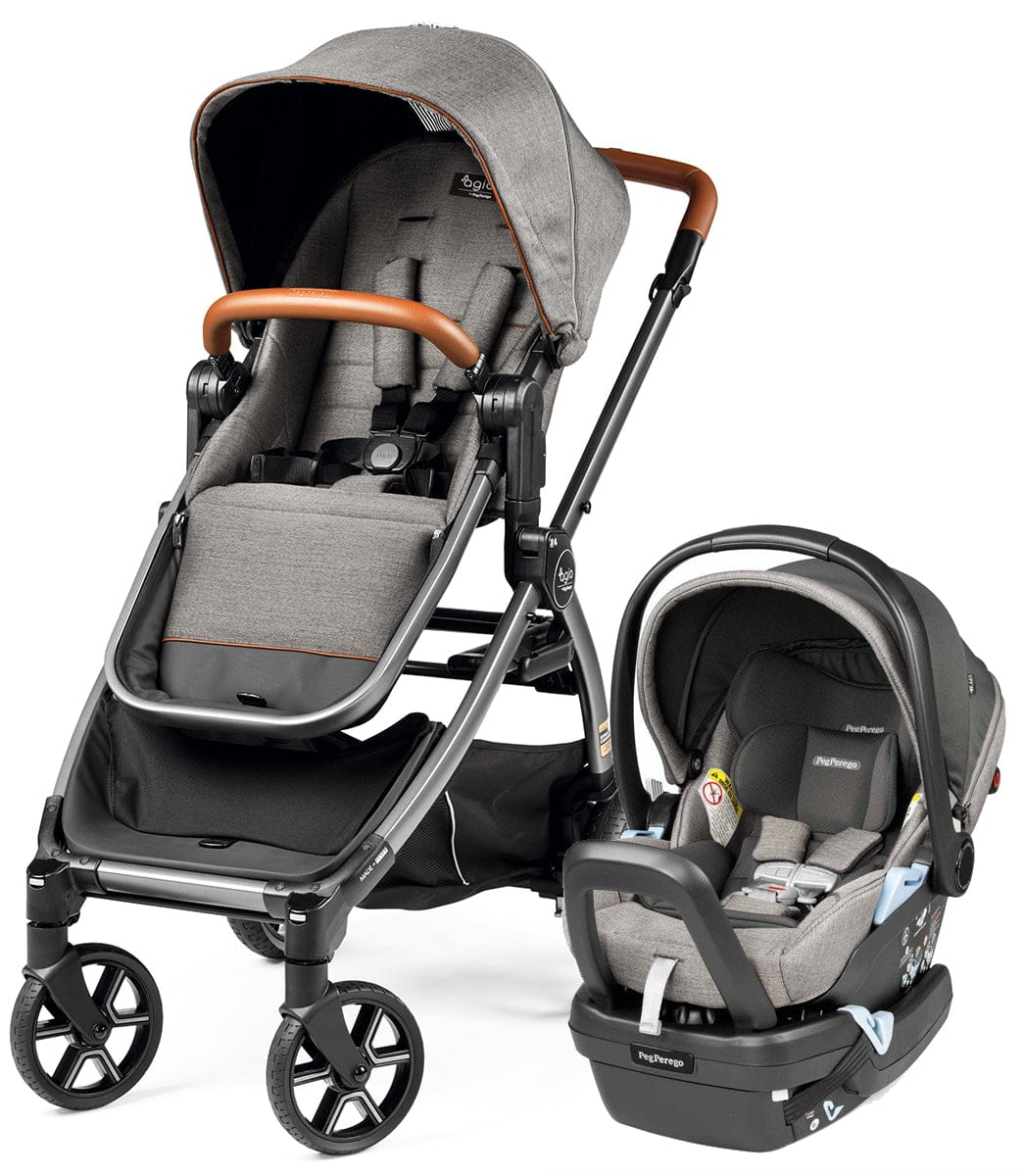 Agio by Peg Perego Z4 + Primo Viaggio 4-35 Lounge Travel System Bundle - Grey - IP1528BX00BA53-IMLO00UX00BA53DX53-bundle