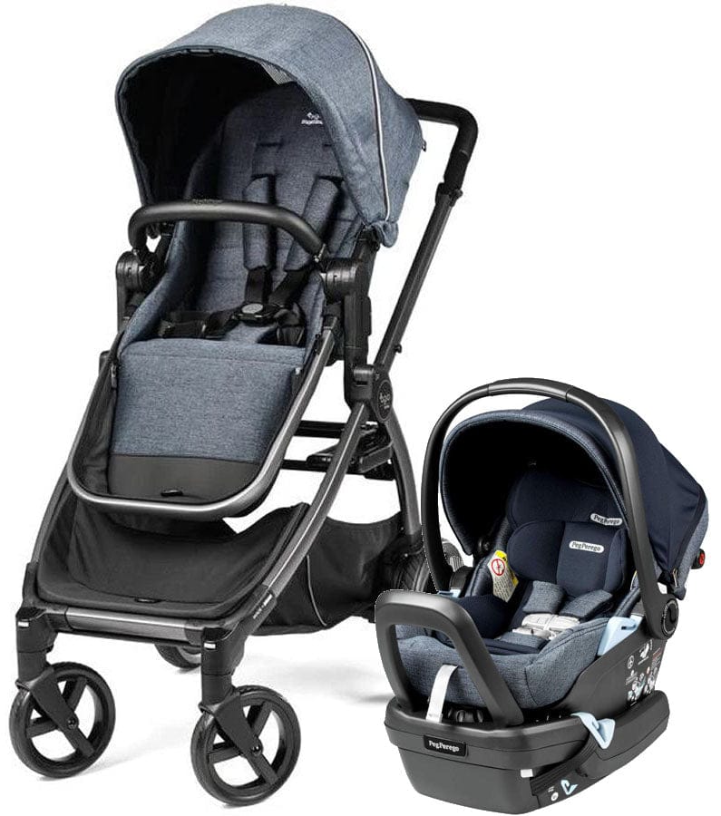 Agio by Peg Perego Z4 + Primo Viaggio 4-35 Lounge Travel System Bundle - Mirage Blue - IP1528BX00BA71-IMLO00UX00BA71DX51
