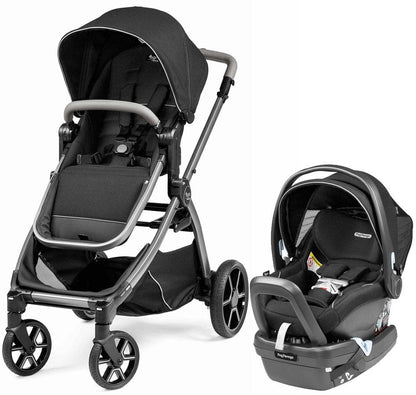 Agio by Peg Perego Z4 + Primo Viaggio 4-35 Nido Travel System - Black Pearl