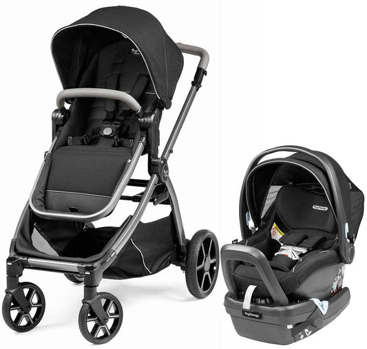 Agio by Peg Perego Z4 + Primo Viaggio 4-35 Nido Travel System - Black Pearl