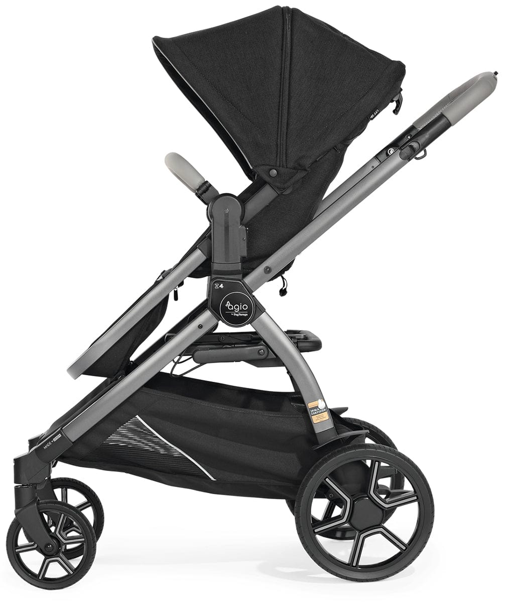 Agio by Peg Perego Z4 Single-to-Double Stroller - Black Pearl