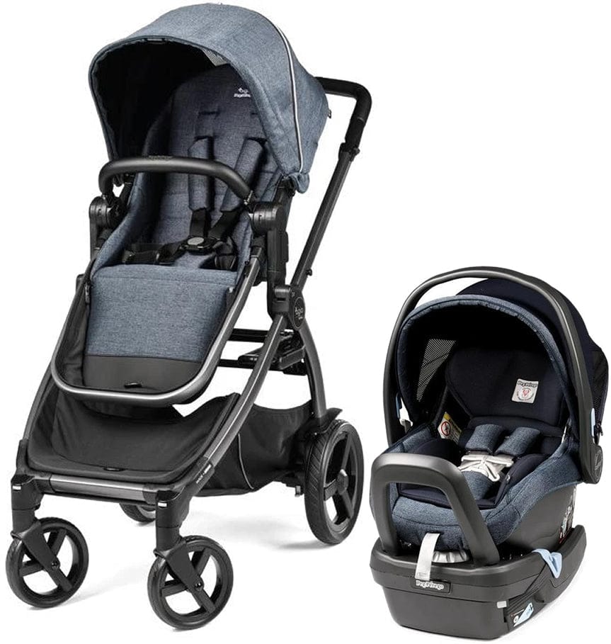 Agio by Peg Perego Z4 + Primo Viaggio 4-35 Nido Travel System - Mirage Blue