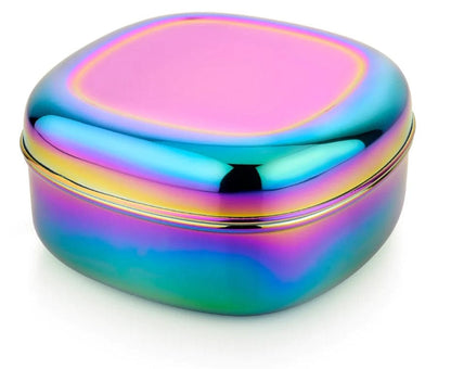Ahimsa The Square Stainless Steel Food Container - Rainbow - SQ30-300-RNB