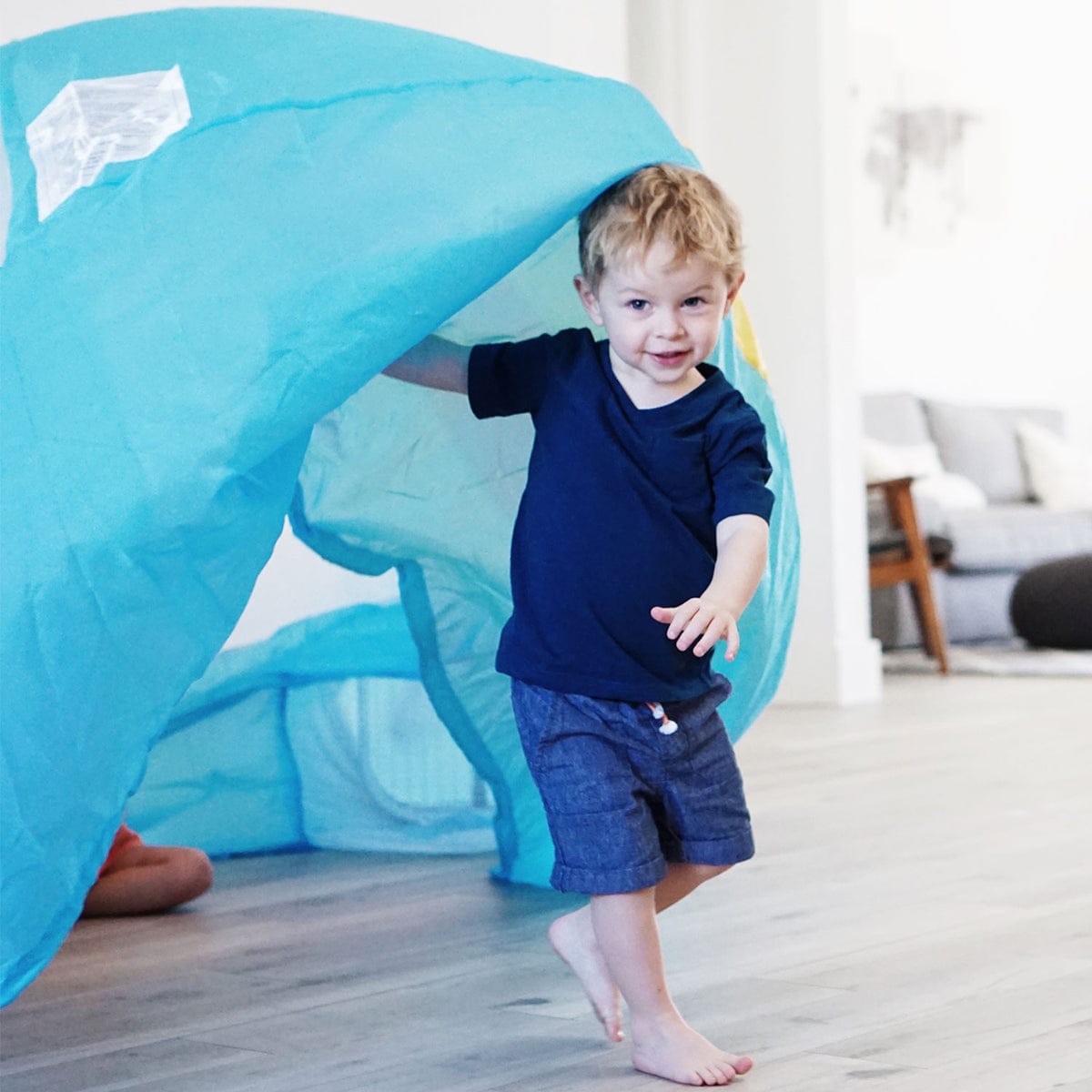 Airfort Inflatable Fort for Kids Beach Ball Blue - RETAIL-BLUE