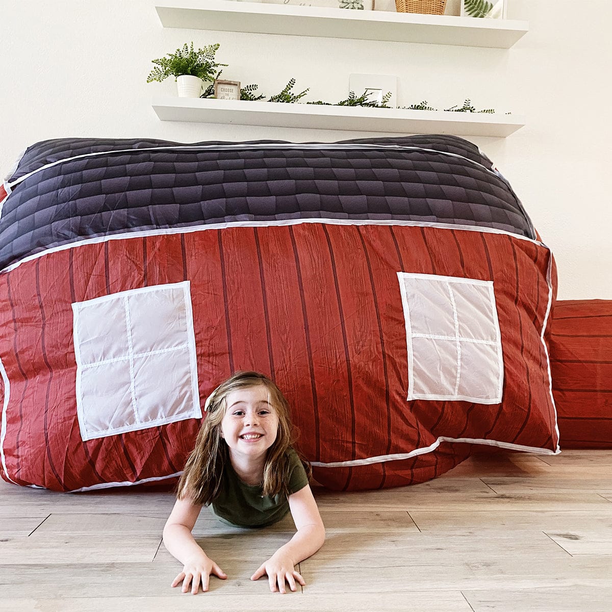 Airfort Inflatable Fort for Kids Farmers Barn - RETAIL-BARN