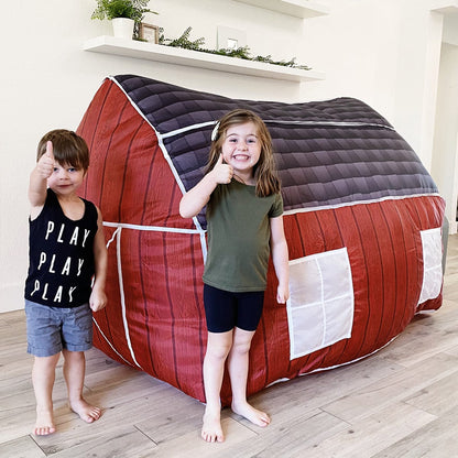 Airfort Inflatable Fort for Kids Farmers Barn - RETAIL-BARN