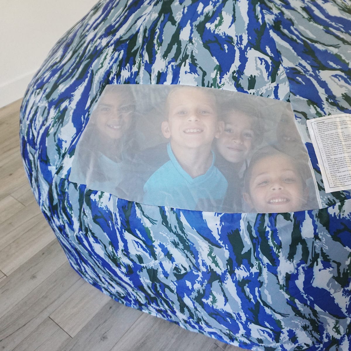 Airfort Inflatable Fort for Kids - Ocean Camo - RETAIL-OCEANCAMO