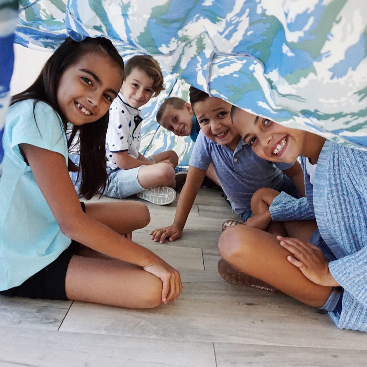 Airfort Inflatable Fort for Kids - Ocean Camo - RETAIL-OCEANCAMO