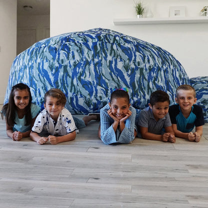 Airfort Inflatable Fort for Kids - Ocean Camo - RETAIL-OCEANCAMO