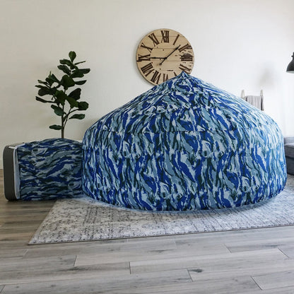 Airfort Inflatable Fort for Kids - Ocean Camo - RETAIL-OCEANCAMO
