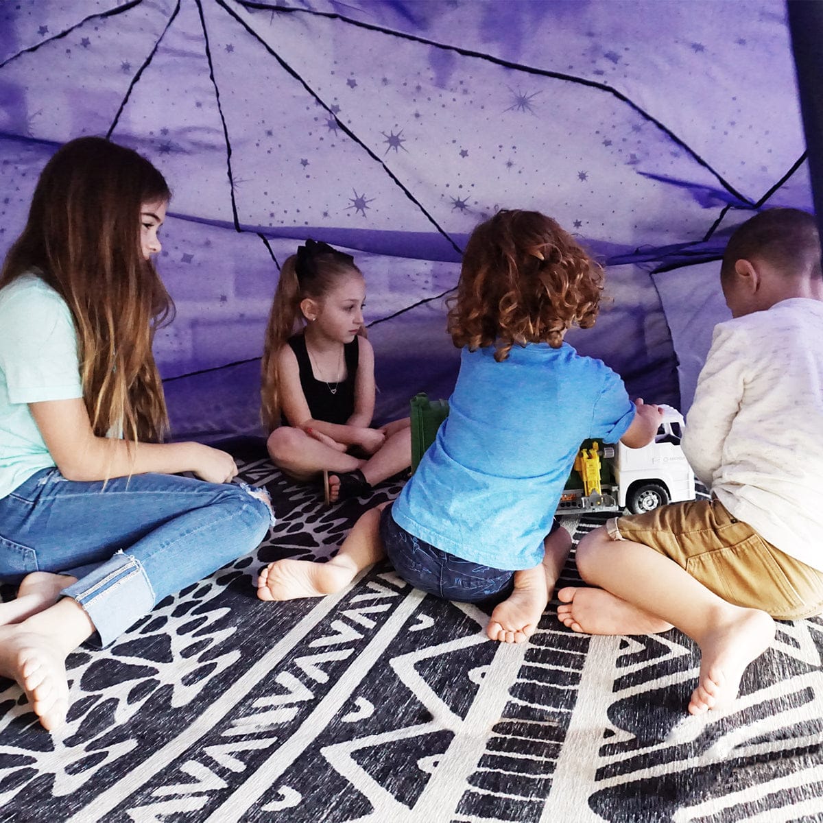Airfort Inflatable Fort for Kids Starry Night (Glow) - RETAIL-STAR