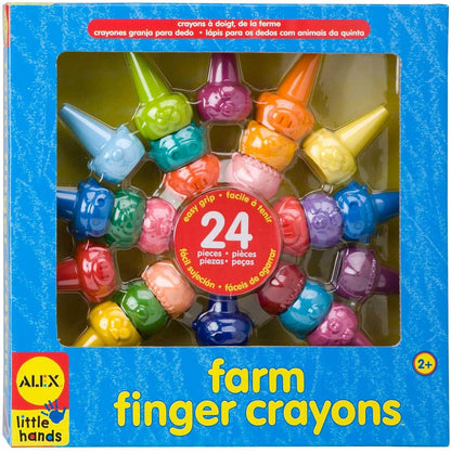 ALEX Toys Little Hands Farm Finger Crayons - 1480-1