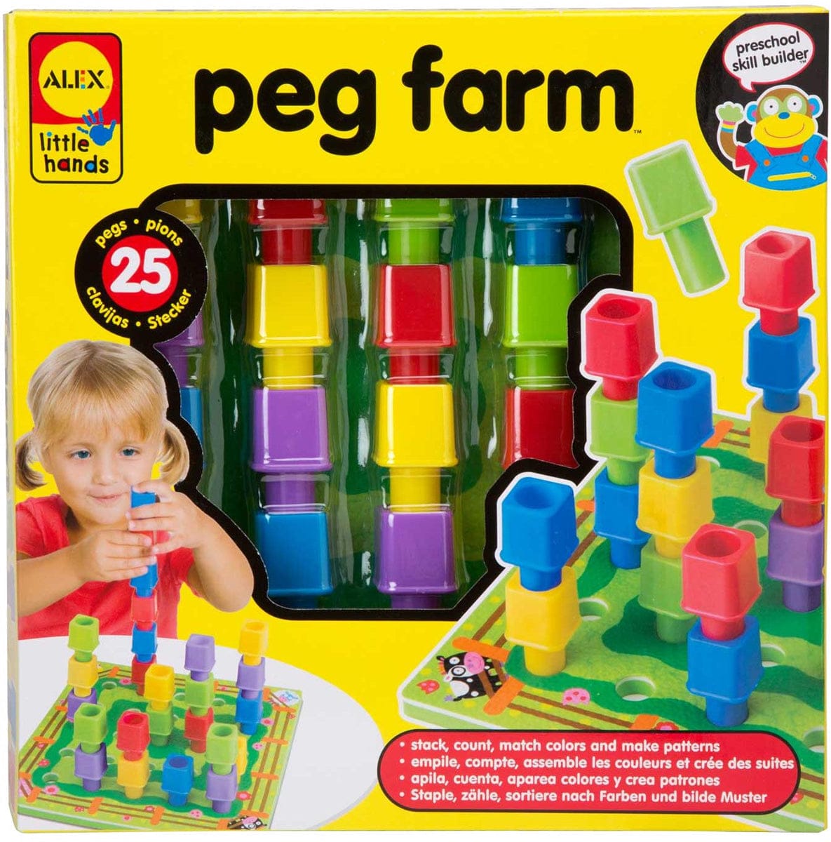 ALEX Toys Little Hands Peg Farm - 1477-1