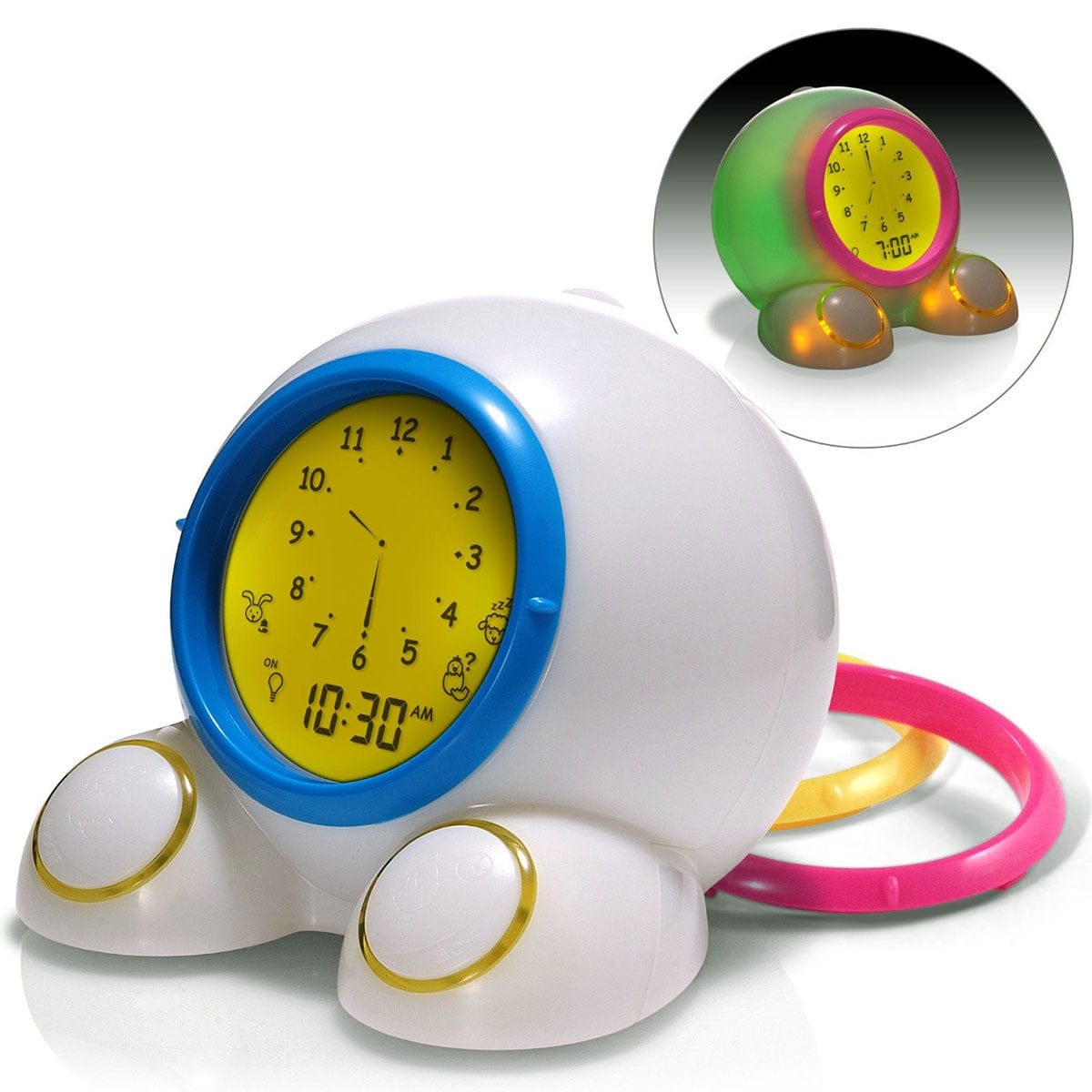 American Innovative Teach Me Time! Talking Alarm Clock & Nightlight - TMT081-US