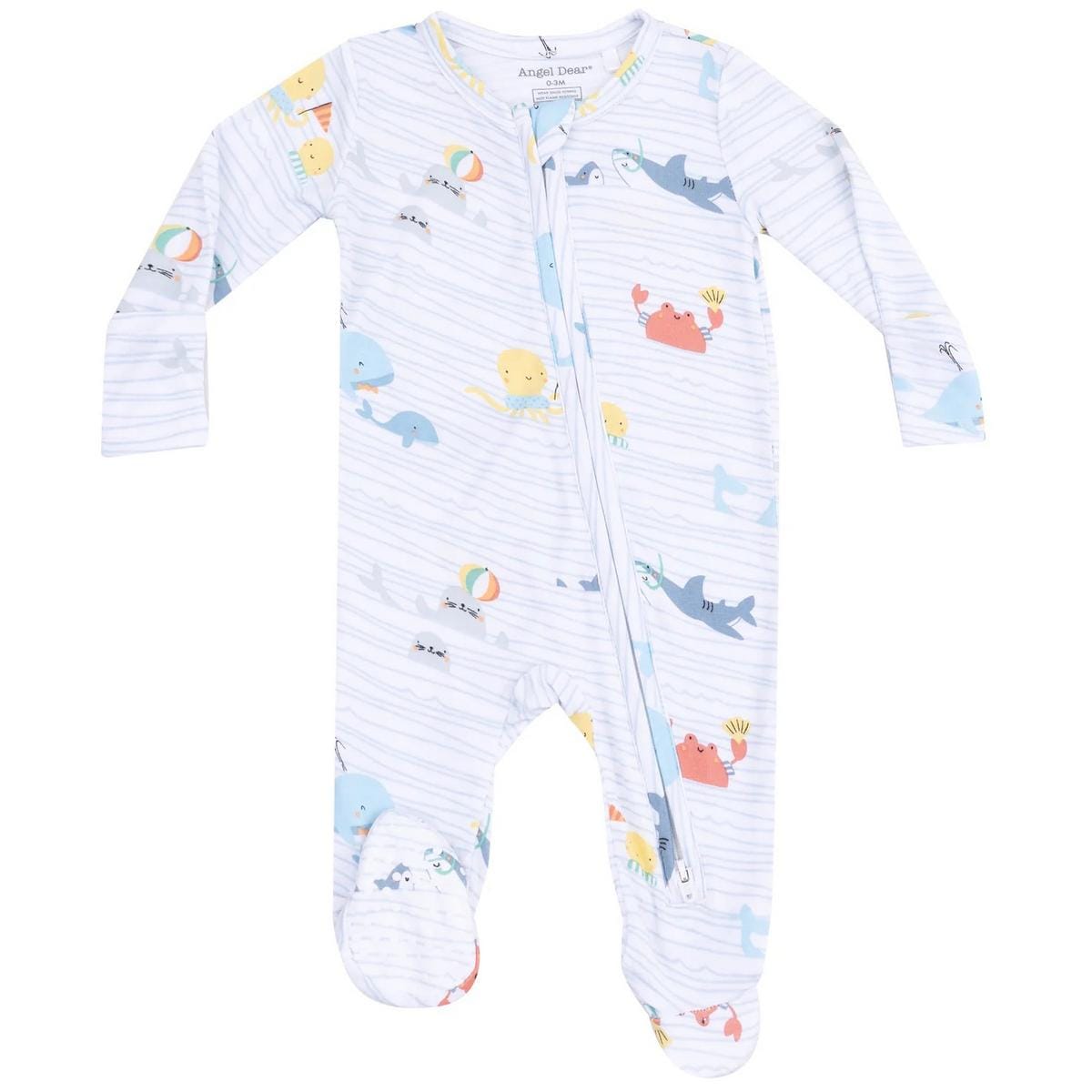 Angel Dear 2 Way Zipper Footie - 651-S25-SES-0-3M