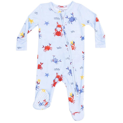 Angel Dear 2 Way Zipper Footie - 651-S25-CCR-3-6M