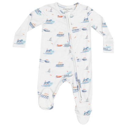Angel Dear 2 Way Zipper Footie - 651-S25-BUB-0-3M