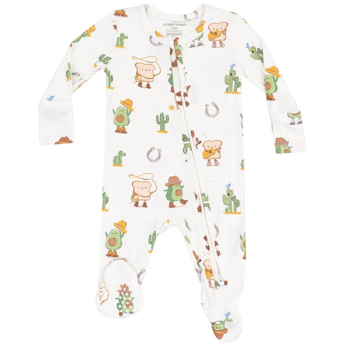 Angel Dear 2 Way Zipper Footie - 651-S25-ATW-NB