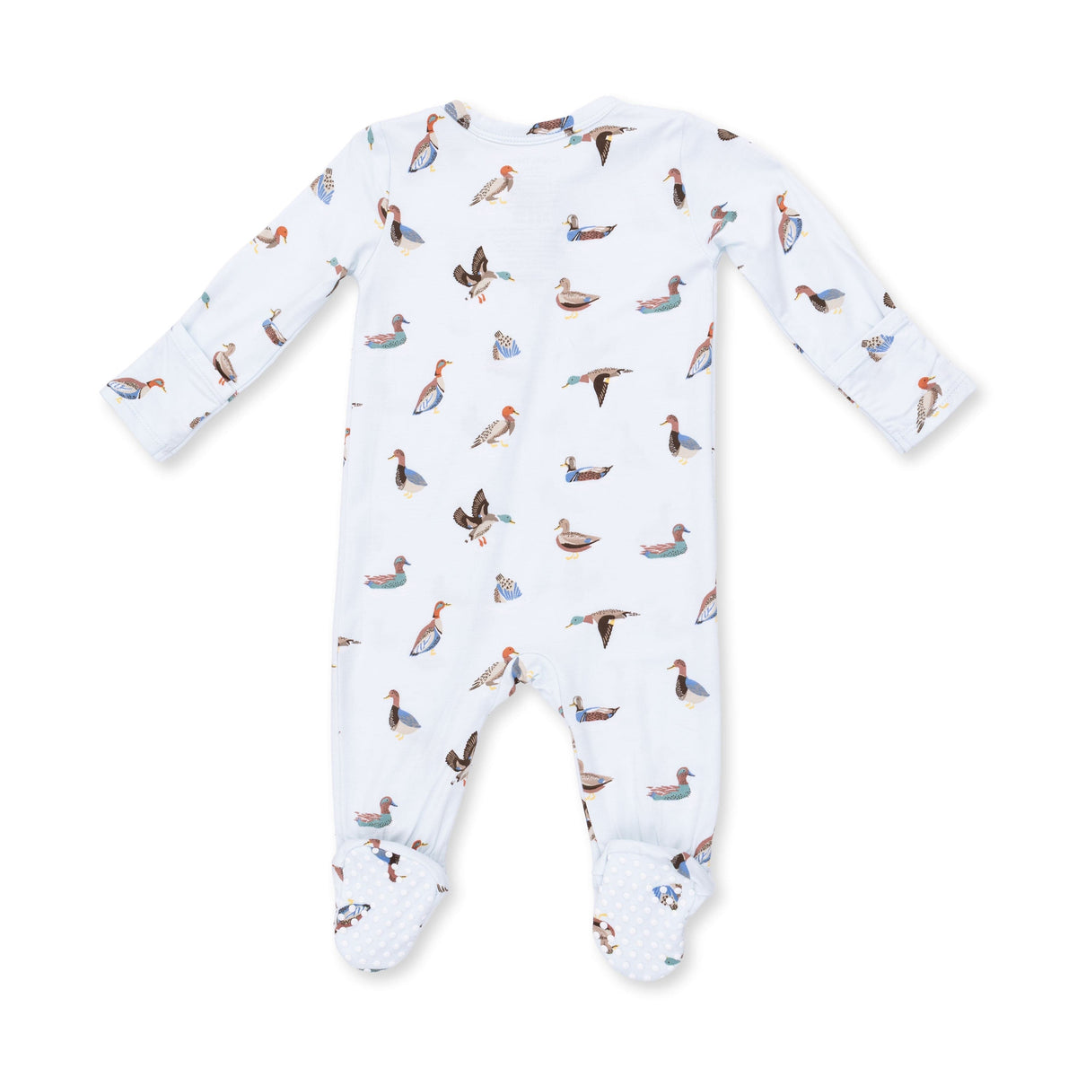 Angel Dear 2 Way Zipper Footie - American Ducks, 3-6M - Image 2