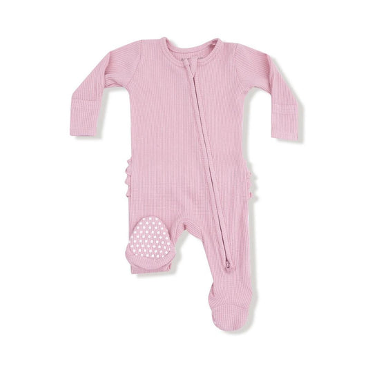 Angel Dear 2 Way Zipper Ruffle Back Footie - 653-F25-CMW2