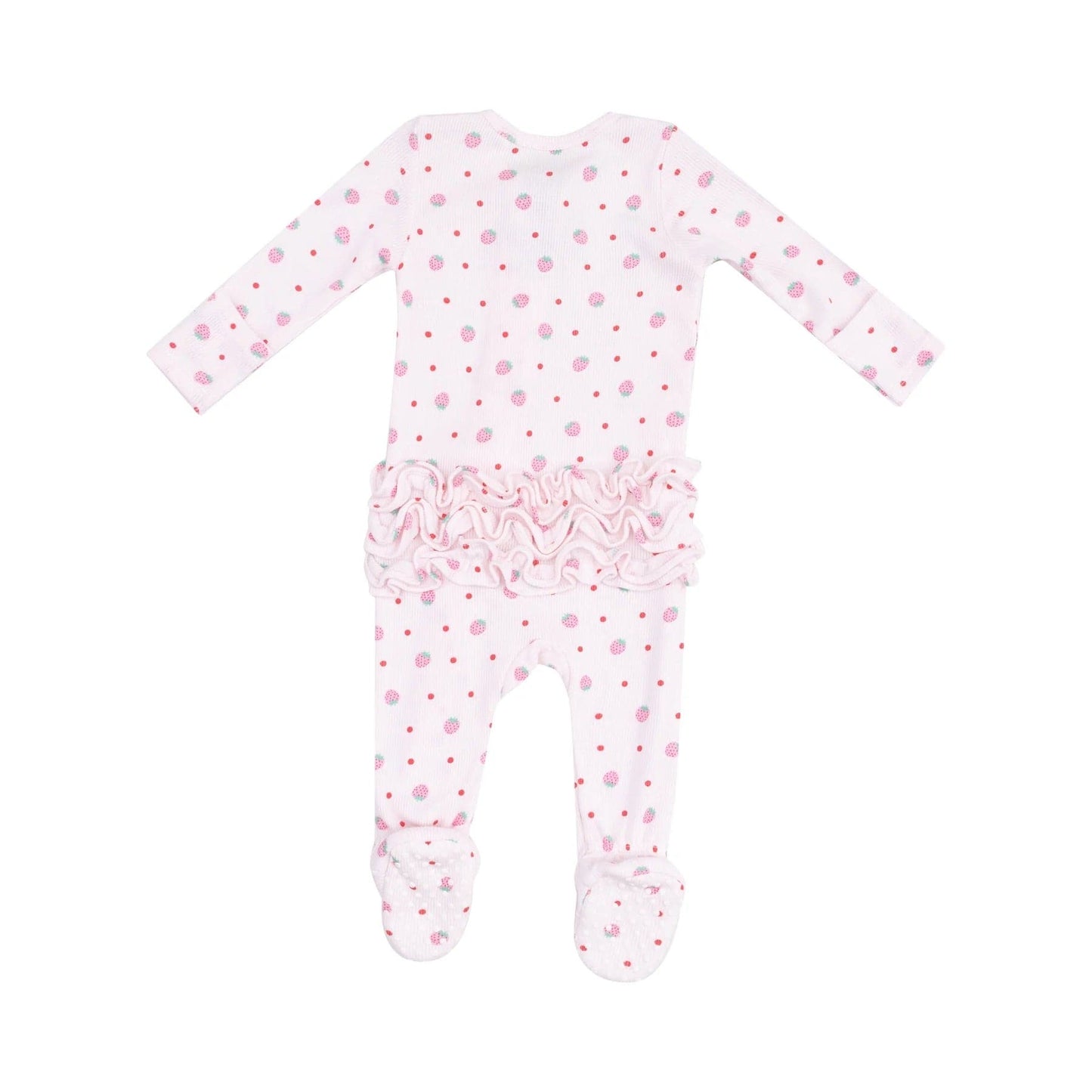 Angel Dear 2 Way Zipper Ruffle Back Footie -
