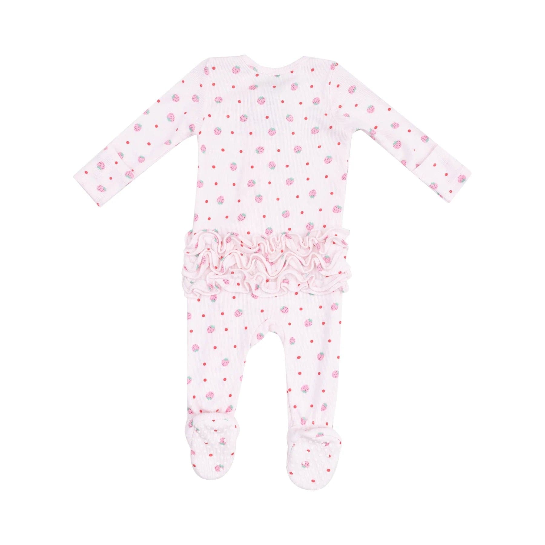 Angel Dear 2 Way Zipper Ruffle Back Footie -