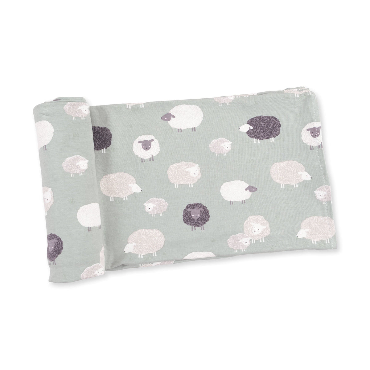 Angel Dear Black Sheep Swaddle Blanket