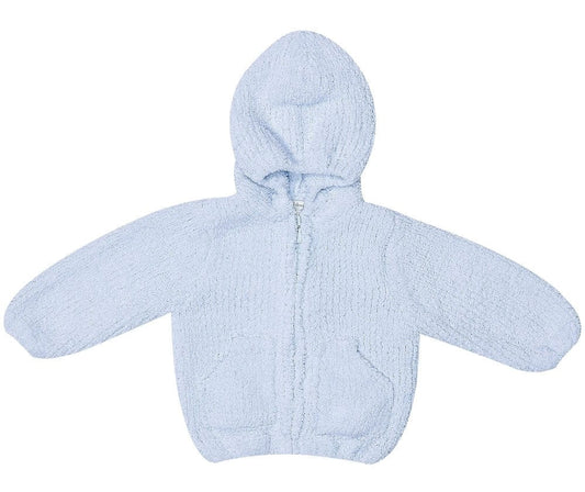 Angel Dear Chenille Hoodie, 0-6 Months - Light Blue - 5613AD