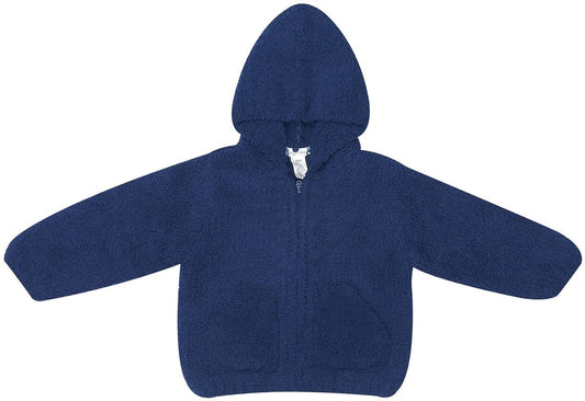 Angel Dear Chenille Hoodie, 0-6 Months - Navy - 5643AD