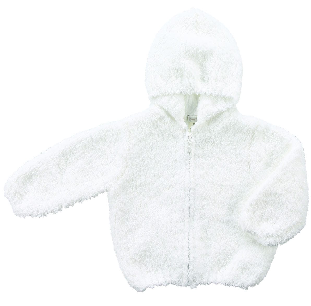 Angel Dear Chenille Hoodie, 0-6 Months - White - 56201