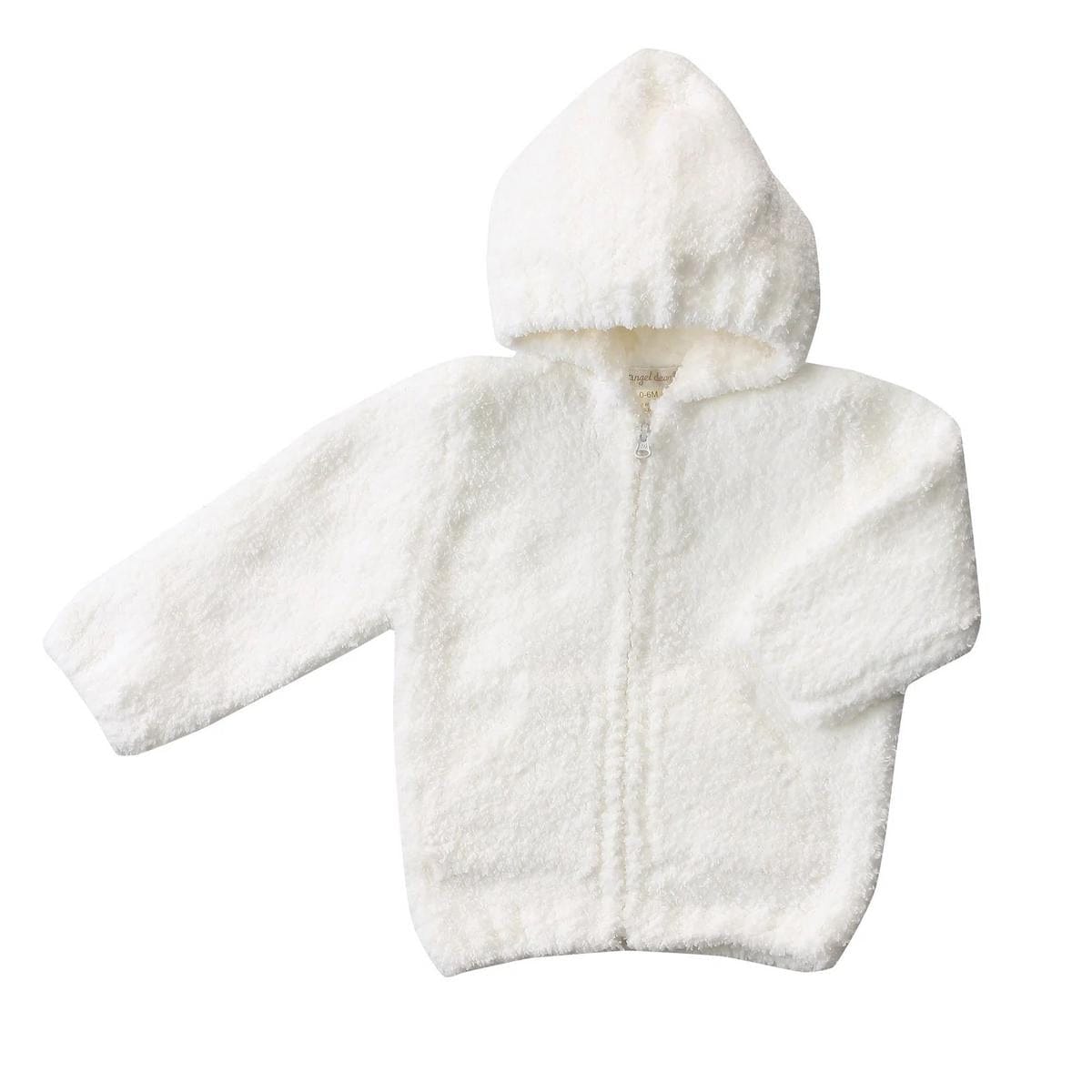 Angel Dear Chenille Hoodie, 6-12 Months - White - 56202AD
