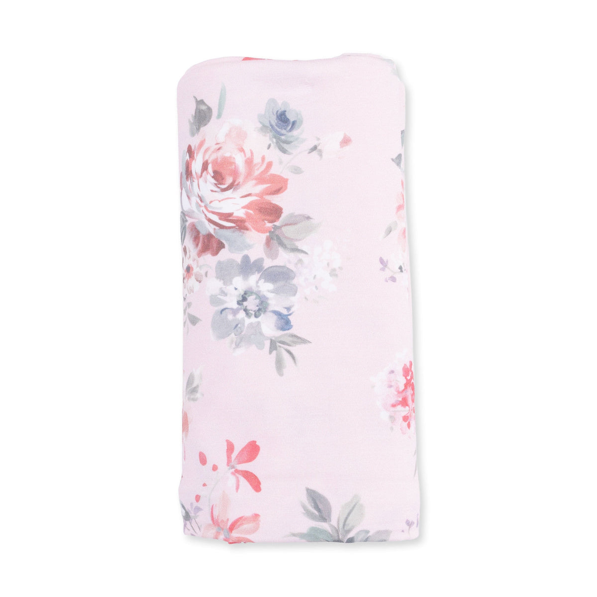 Angel Dear Painterly Rose Bouquets Swaddle Blanket