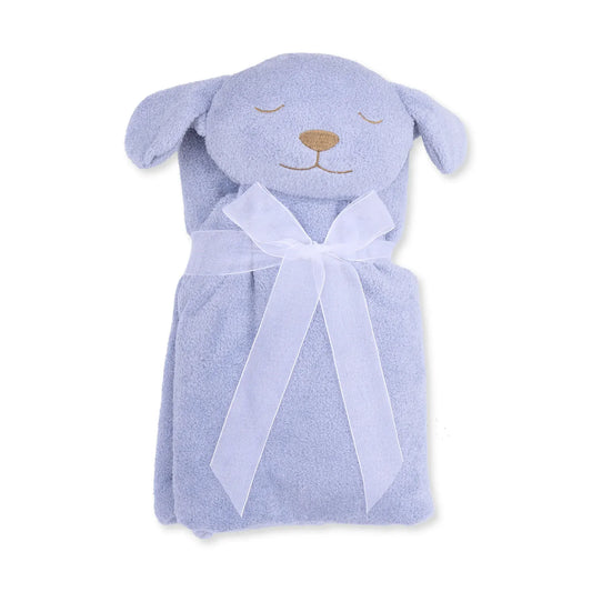 Angel Dear Puppy Nap Blanket - Dusty Blue