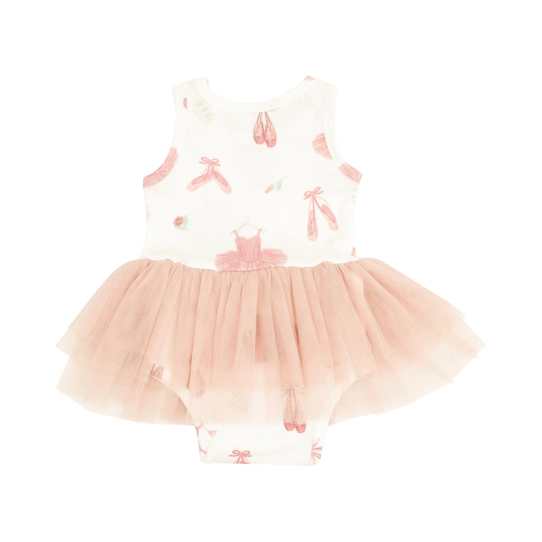 Angel Dear Ribbed Tank Bodysuit Tutu -