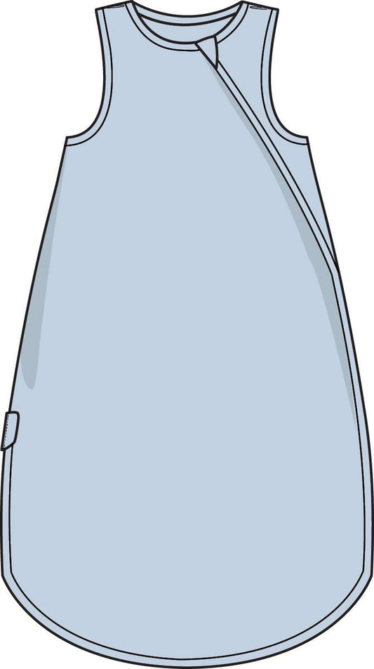 Angel Dear Sleep Bag - Solid Cashmere Blue, 18-36M