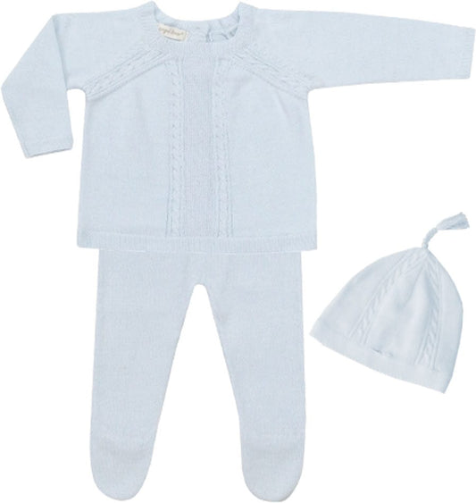Angel Dear Take Me Home 3 Piece Set - Powder Blue - 1081B