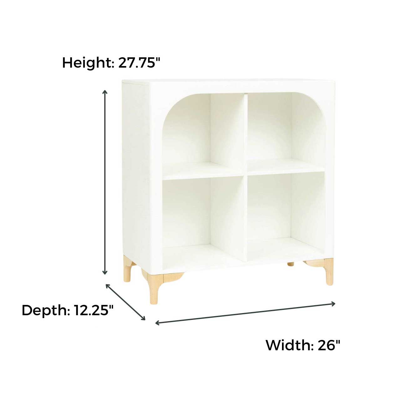 Archie Bookshelf - SHELF-ARC-WH