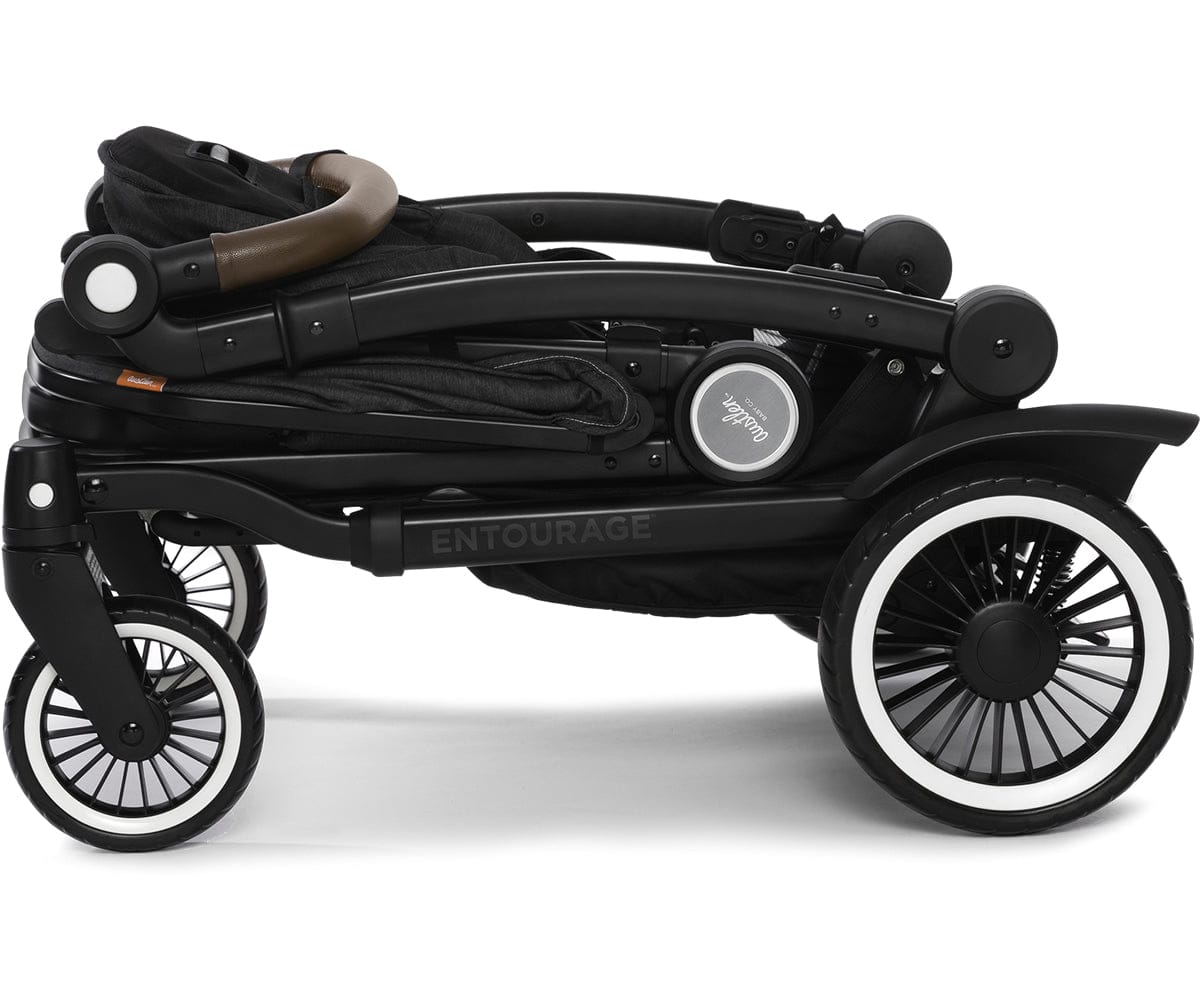 Austlen Entourage Double Stroller - Silver / Navy - ST-ENSE-NV