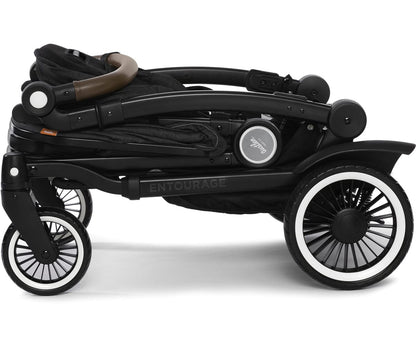 Austlen Entourage Double Stroller - Silver / Navy - ST-ENSE-NV