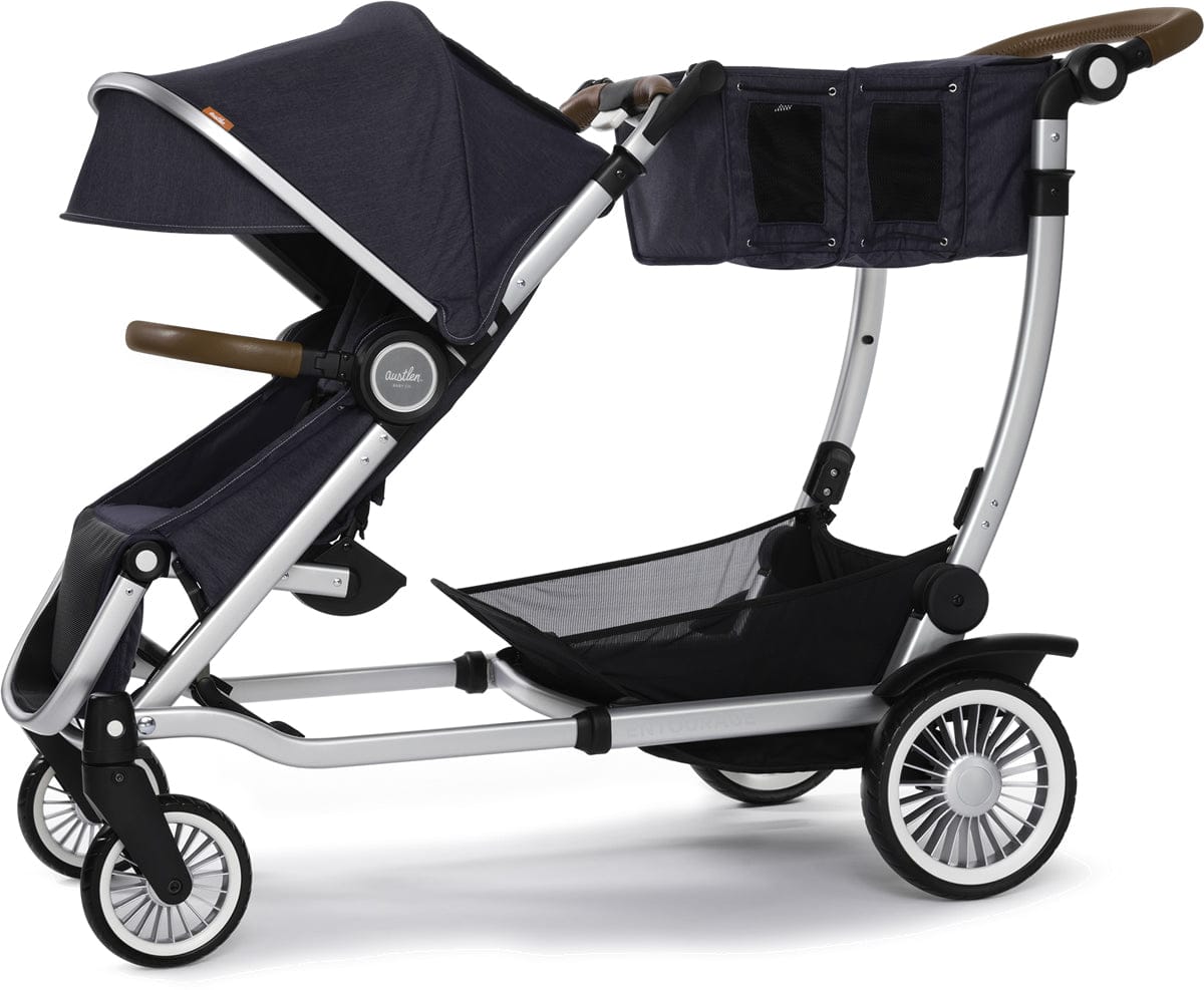Austlen Entourage Stroller - Silver / Navy - ST-ENTS-NV