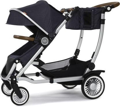 Austlen Entourage Stroller - Silver / Navy - ST-ENTS-NV