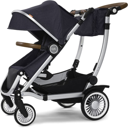 Austlen Entourage Stroller - Silver / Navy - ST-ENTS-NV