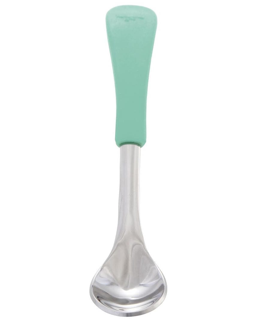 Avanchy Stainless Steel Infant Spoons, 2 Pack - Green - SSISP2G