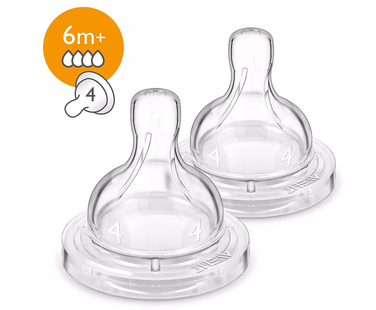 Avent Anti-Colic Nipple, 2 Pack - Fast Flow - SCF424-27