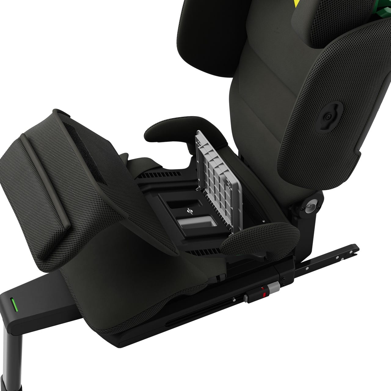 Axkid UP High Back Belt Positioning Booster Car Seat - Forest Moss Green - 27050345